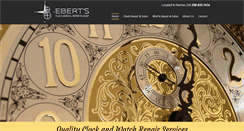 Desktop Screenshot of ebertsclocks.com